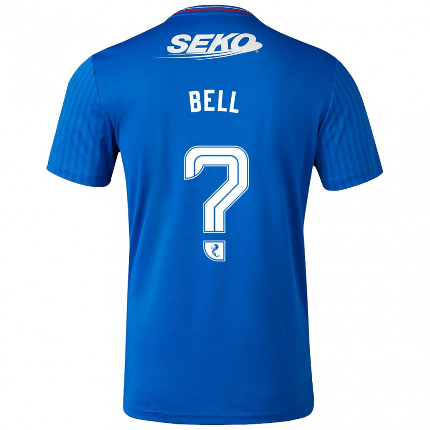 Niño Camiseta Cameron Bell #0 Azul 1ª Equipación 2023/24 La Camisa Perú