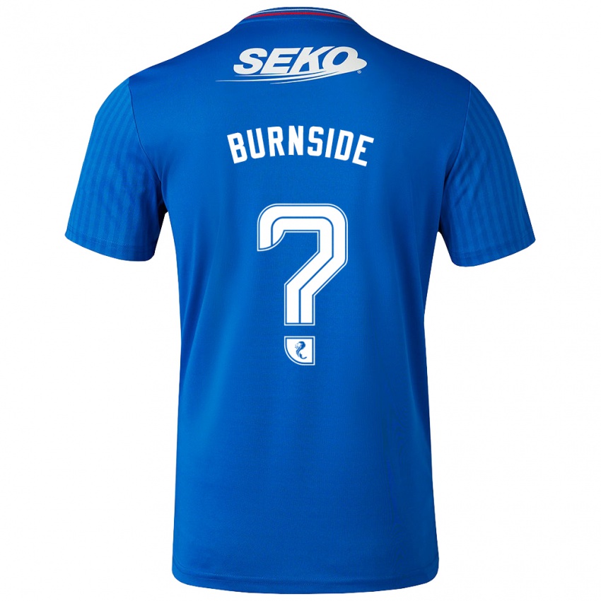 Niño Camiseta Callum Burnside #0 Azul 1ª Equipación 2023/24 La Camisa Perú