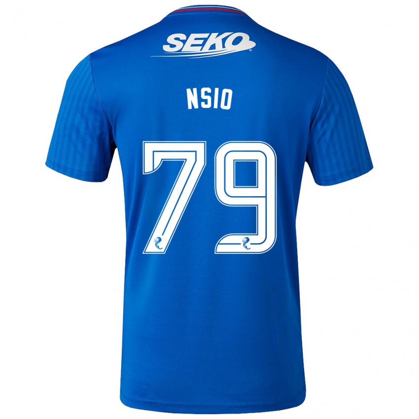 Niño Camiseta Paul Nsio #79 Azul 1ª Equipación 2023/24 La Camisa Perú