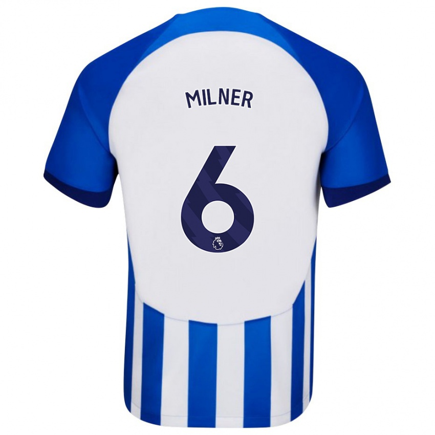 Niño Camiseta James Milner #6 Azul 1ª Equipación 2023/24 La Camisa Perú