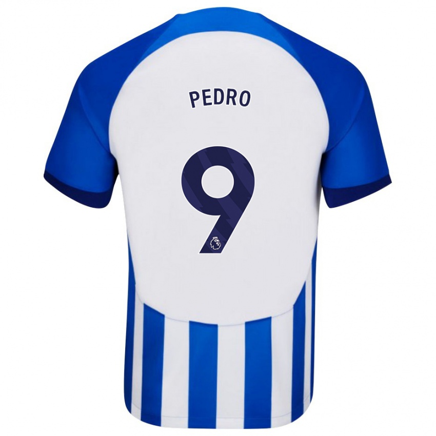 Niño Camiseta João Pedro #9 Azul 1ª Equipación 2023/24 La Camisa Perú