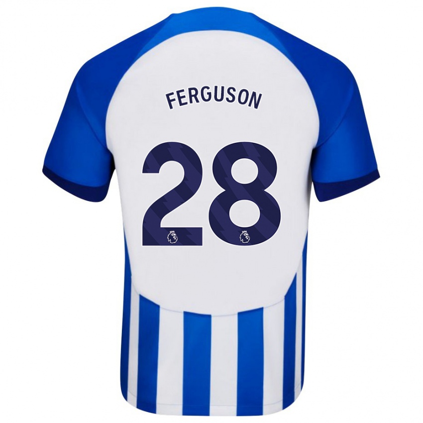 Niño Camiseta Evan Ferguson #28 Azul 1ª Equipación 2023/24 La Camisa Perú