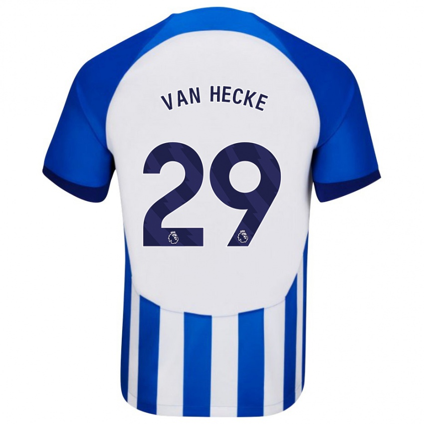 Niño Camiseta Jan Paul Van Hecke #29 Azul 1ª Equipación 2023/24 La Camisa Perú