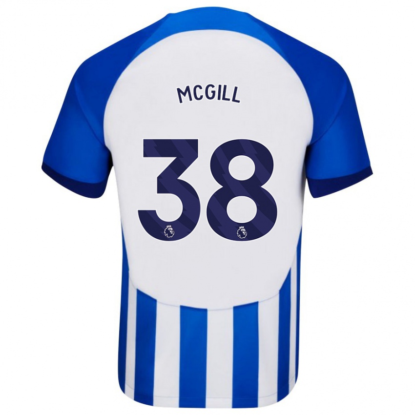 Niño Camiseta Tom Mcgill #38 Azul 1ª Equipación 2023/24 La Camisa Perú