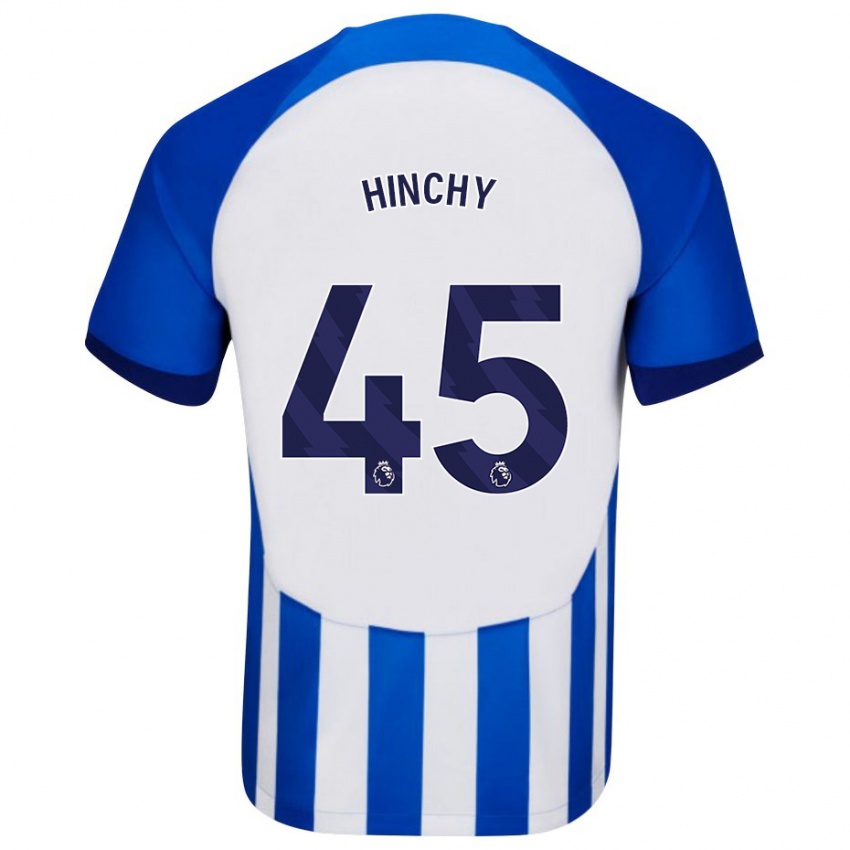 Niño Camiseta Jack Hinchy #45 Azul 1ª Equipación 2023/24 La Camisa Perú