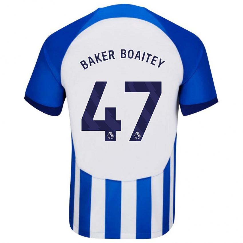 Niño Camiseta Benicio Baker-Boaitey #47 Azul 1ª Equipación 2023/24 La Camisa Perú