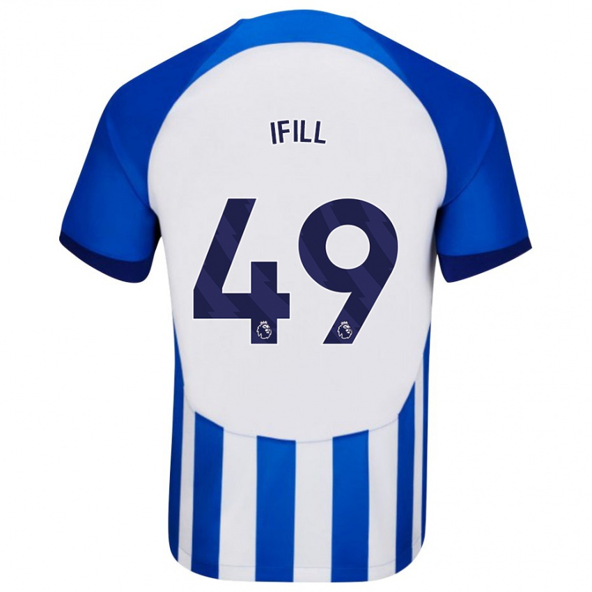 Niño Camiseta Marcus Ifill #49 Azul 1ª Equipación 2023/24 La Camisa Perú