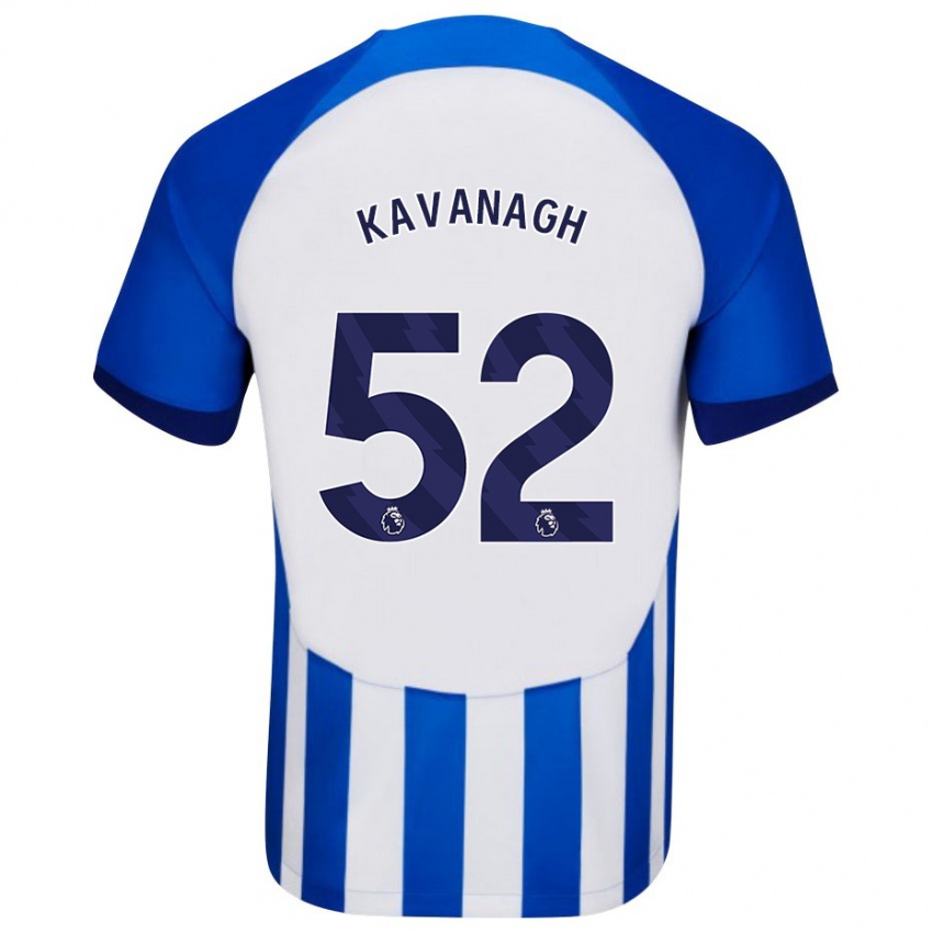 Niño Camiseta Leigh Kavanagh #52 Azul 1ª Equipación 2023/24 La Camisa Perú