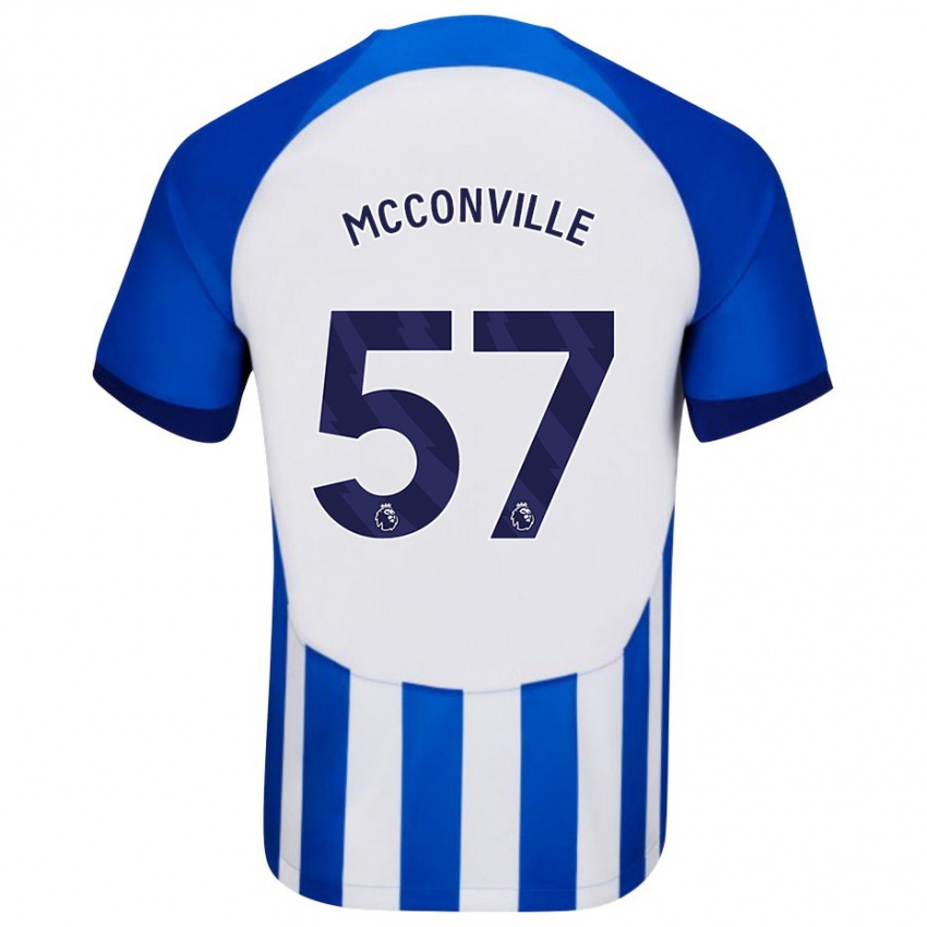 Niño Camiseta Ruairi Mcconville #57 Azul 1ª Equipación 2023/24 La Camisa Perú