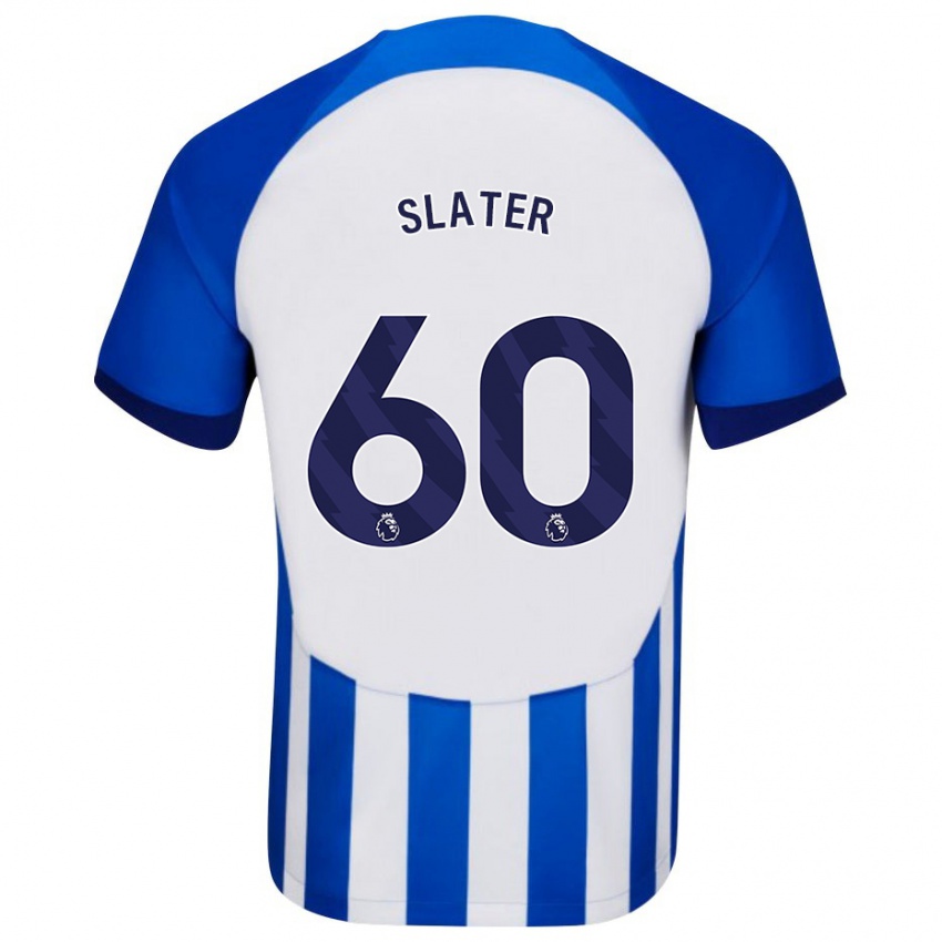 Niño Camiseta Jacob Slater #60 Azul 1ª Equipación 2023/24 La Camisa Perú