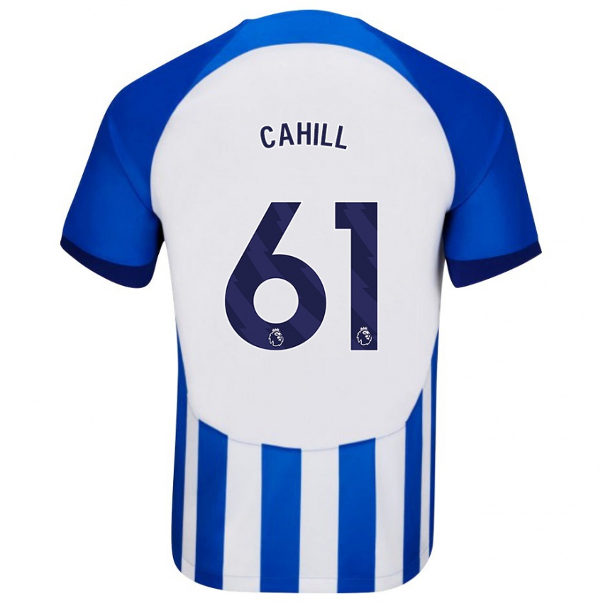 Niño Camiseta Killian Cahill #61 Azul 1ª Equipación 2023/24 La Camisa Perú