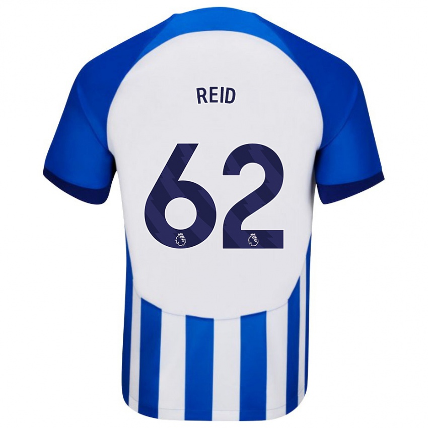 Niño Camiseta Tommy Reid #62 Azul 1ª Equipación 2023/24 La Camisa Perú