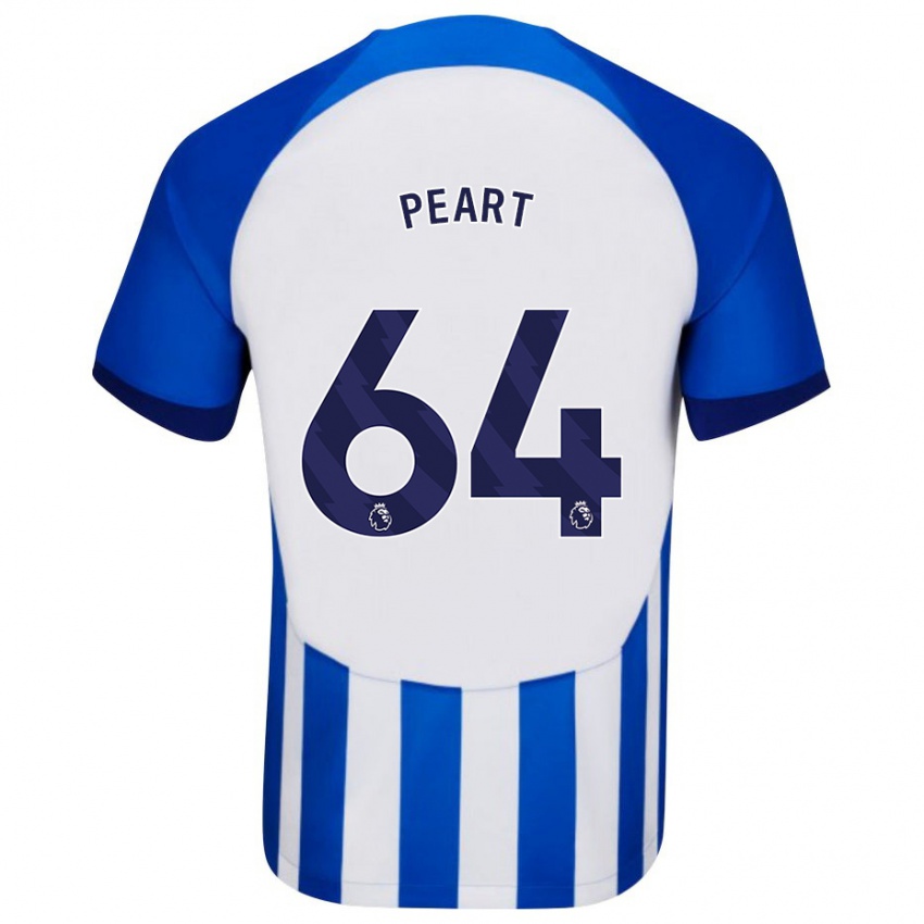 Niño Camiseta Brody Peart #64 Azul 1ª Equipación 2023/24 La Camisa Perú