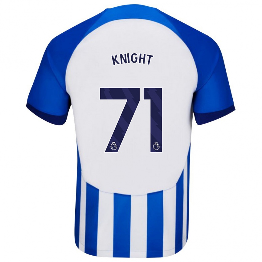 Niño Camiseta Joe Knight #71 Azul 1ª Equipación 2023/24 La Camisa Perú