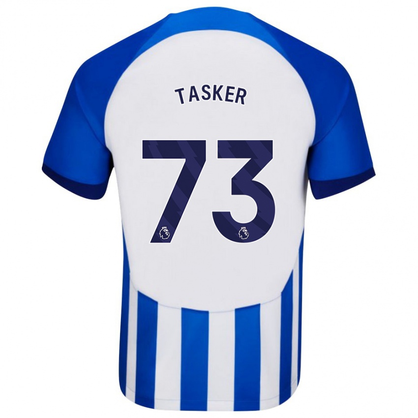 Niño Camiseta Charlie Tasker #73 Azul 1ª Equipación 2023/24 La Camisa Perú