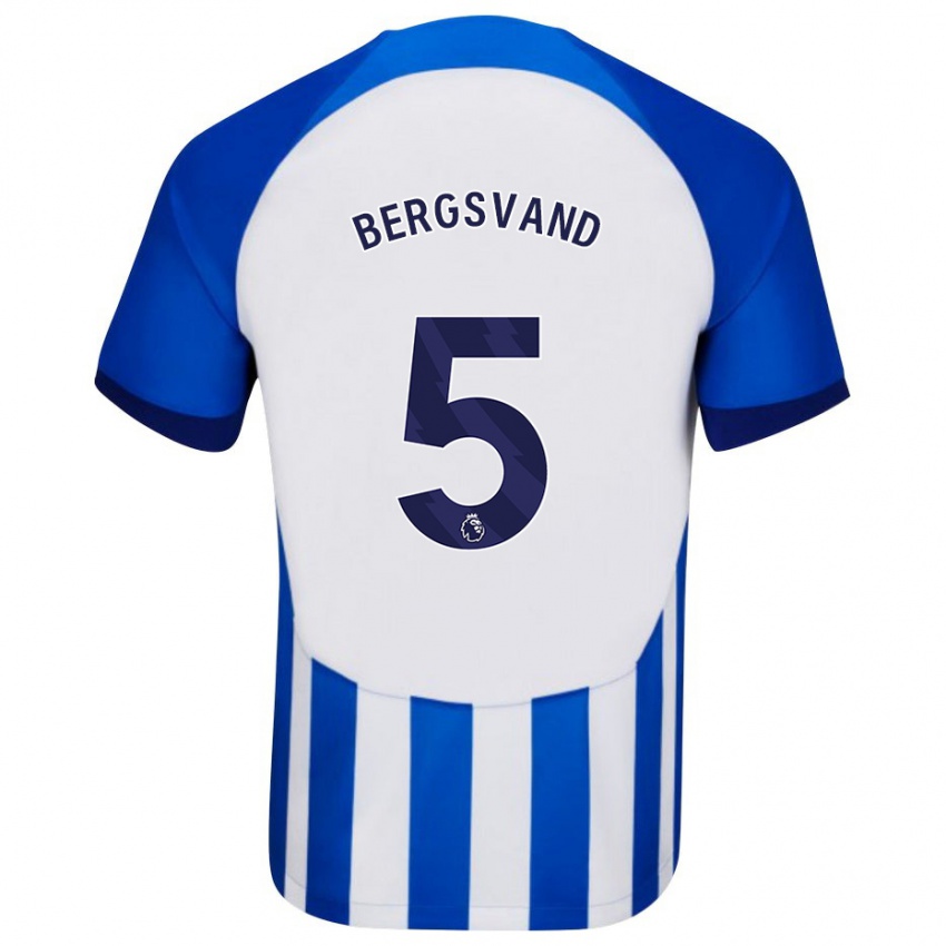 Niño Camiseta Guro Bergsvand #5 Azul 1ª Equipación 2023/24 La Camisa Perú