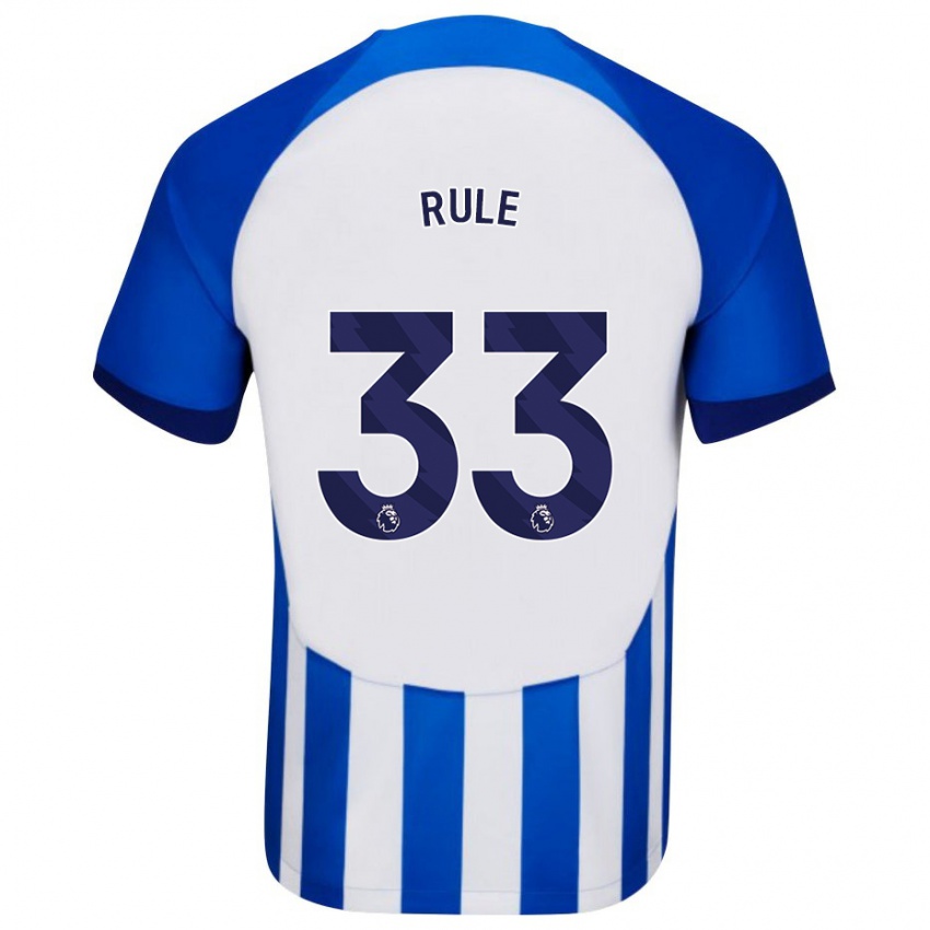 Niño Camiseta Charlize Jayde Rule #33 Azul 1ª Equipación 2023/24 La Camisa Perú