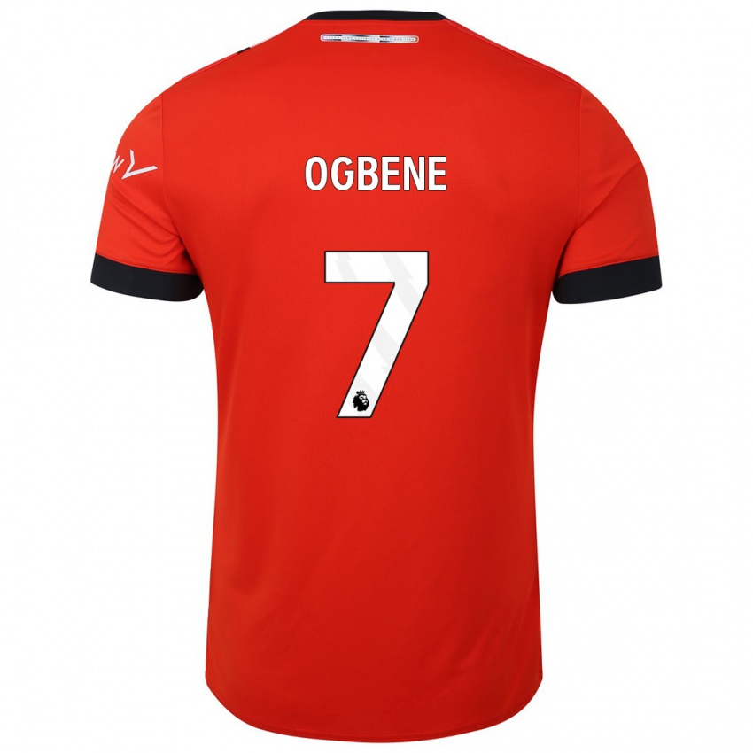 Niño Camiseta Chiedozie Ogbene #7 Rojo 1ª Equipación 2023/24 La Camisa Perú