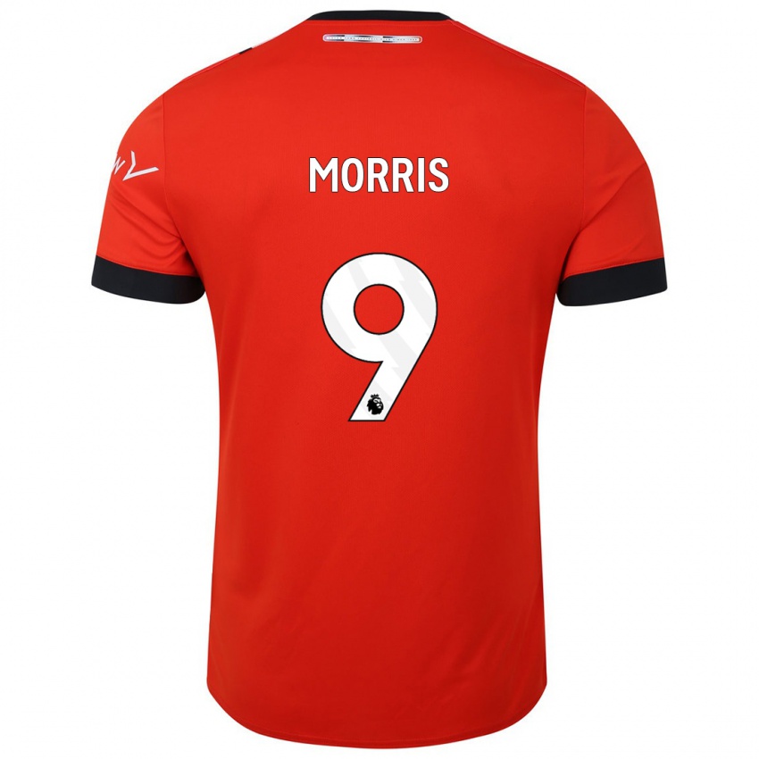 Niño Camiseta Carlton Morris #9 Rojo 1ª Equipación 2023/24 La Camisa Perú