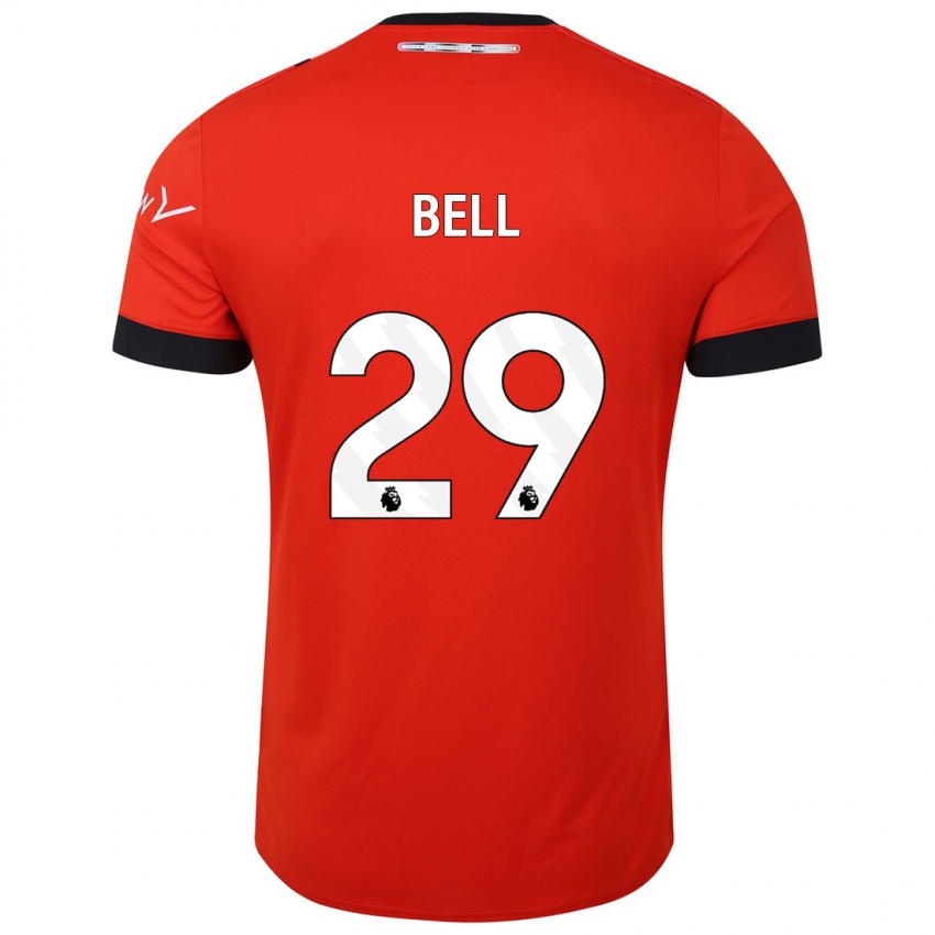 Niño Camiseta Amari'i Bell #29 Rojo 1ª Equipación 2023/24 La Camisa Perú