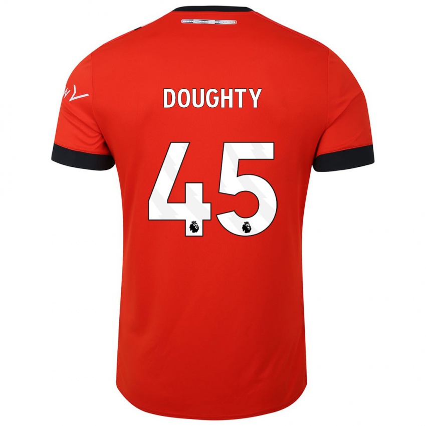 Niño Camiseta Alfie Doughty #45 Rojo 1ª Equipación 2023/24 La Camisa Perú