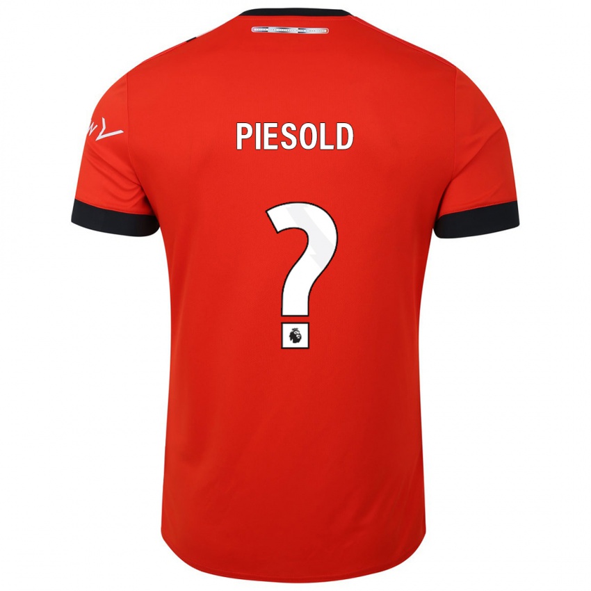 Niño Camiseta Axel Piesold #0 Rojo 1ª Equipación 2023/24 La Camisa Perú