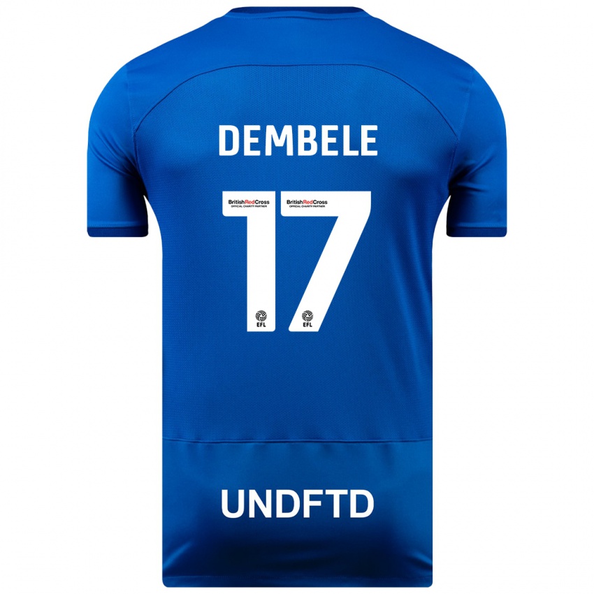 Niño Camiseta Siriki Dembélé #17 Azul 1ª Equipación 2023/24 La Camisa Perú