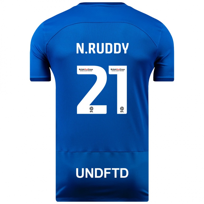 Niño Camiseta John Ruddy #21 Azul 1ª Equipación 2023/24 La Camisa Perú
