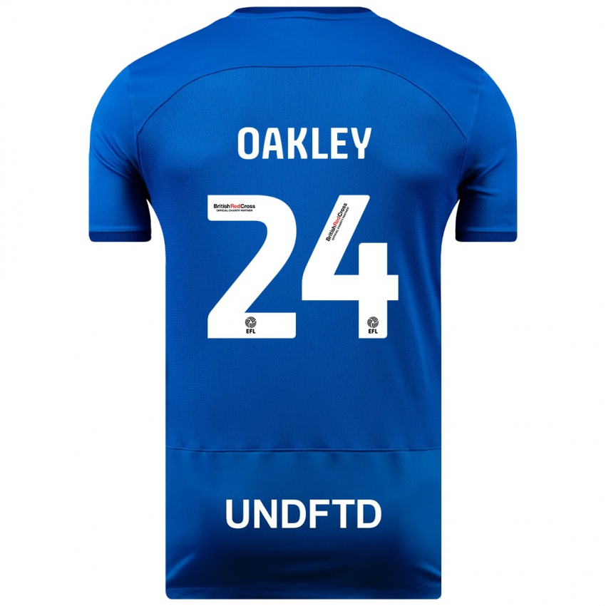 Niño Camiseta Marcel Oakley #24 Azul 1ª Equipación 2023/24 La Camisa Perú