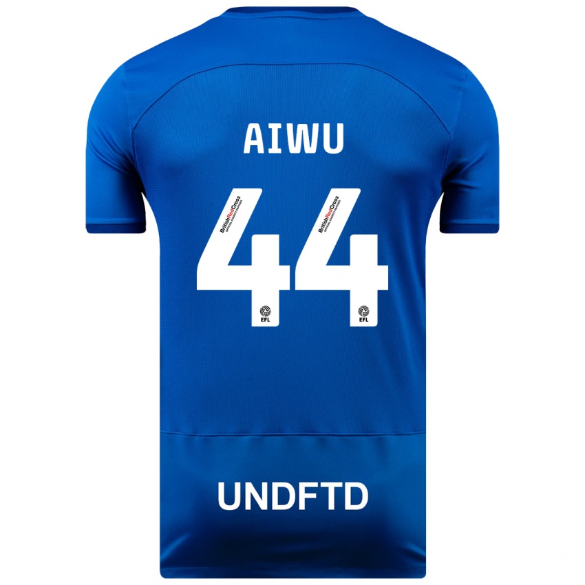 Niño Camiseta Emanuel Aiwu #44 Azul 1ª Equipación 2023/24 La Camisa Perú