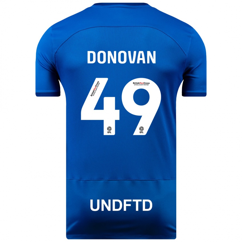 Niño Camiseta Romelle Donovan #49 Azul 1ª Equipación 2023/24 La Camisa Perú