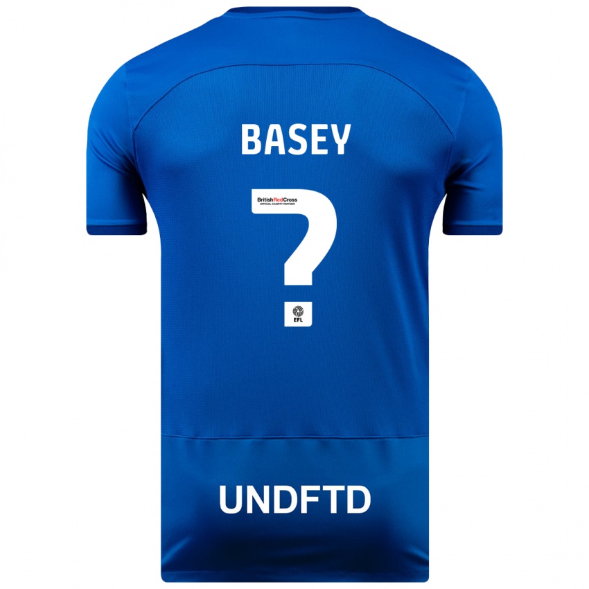 Niño Camiseta Oliver Basey #0 Azul 1ª Equipación 2023/24 La Camisa Perú