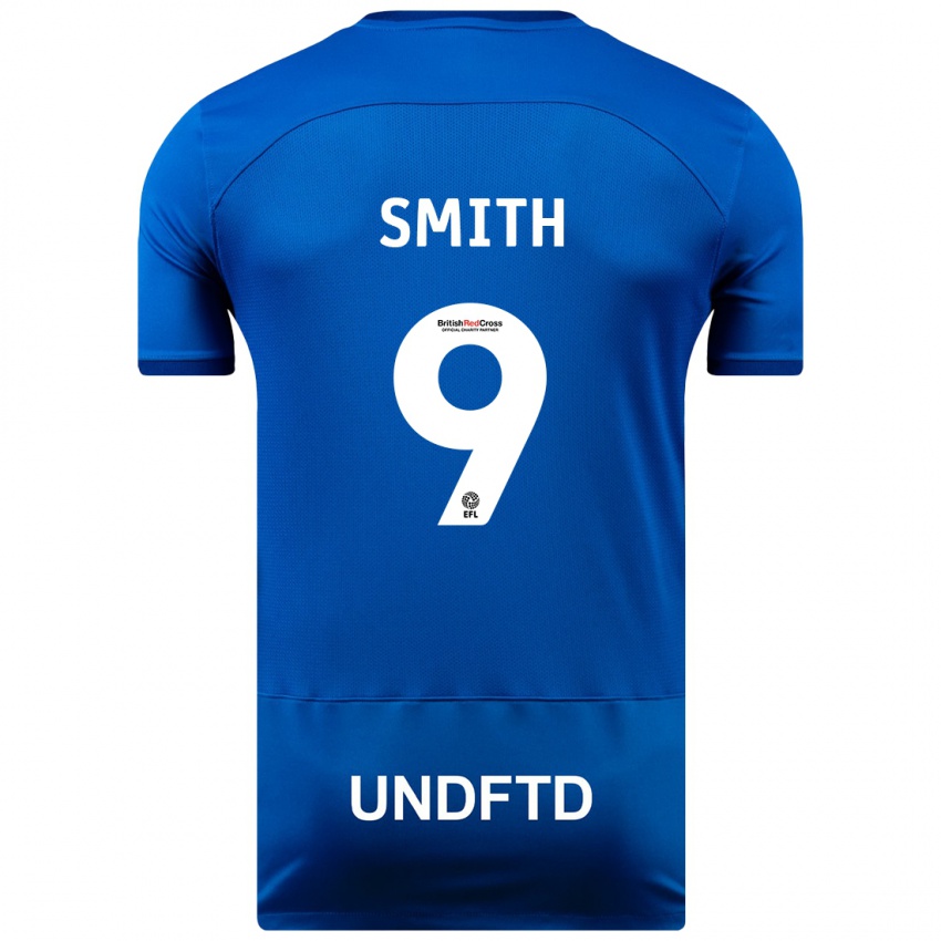 Niño Camiseta Libby Smith #9 Azul 1ª Equipación 2023/24 La Camisa Perú