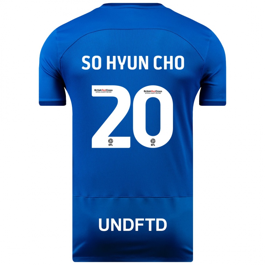 Niño Camiseta Cho So-Hyun #20 Azul 1ª Equipación 2023/24 La Camisa Perú
