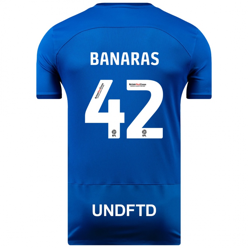 Niño Camiseta Layla Banaras #42 Azul 1ª Equipación 2023/24 La Camisa Perú