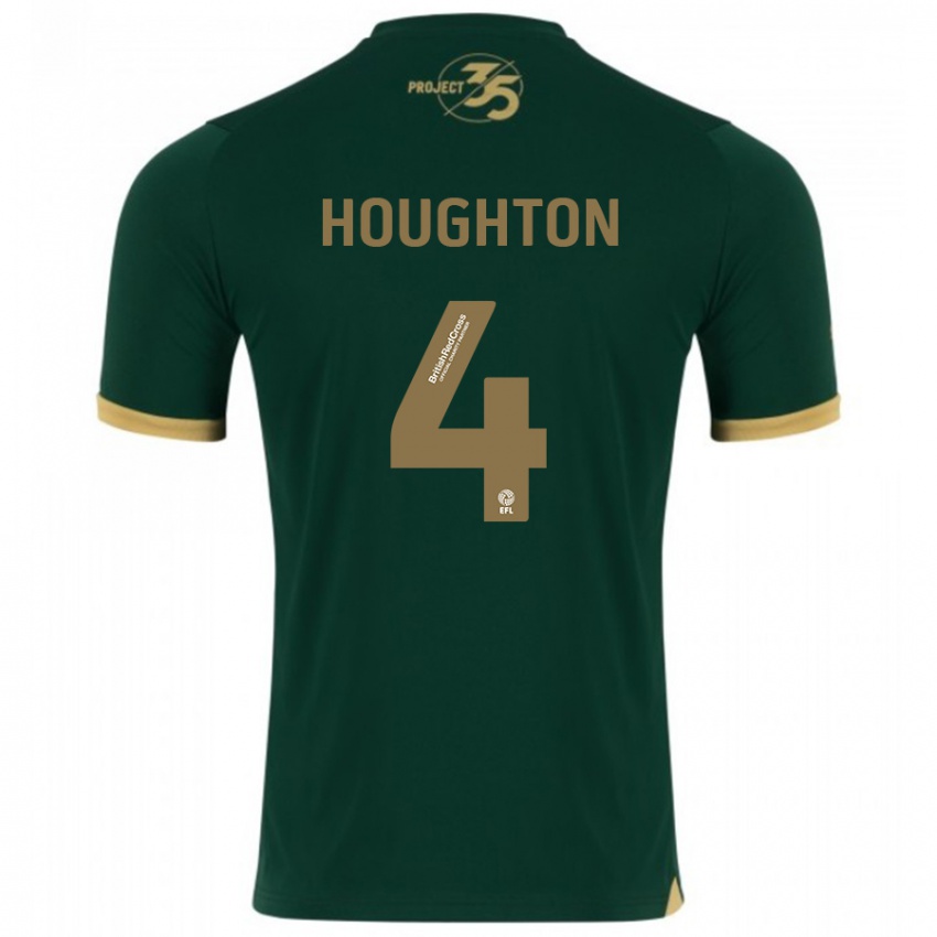 Niño Camiseta Jordan Houghton #4 Verde 1ª Equipación 2023/24 La Camisa Perú