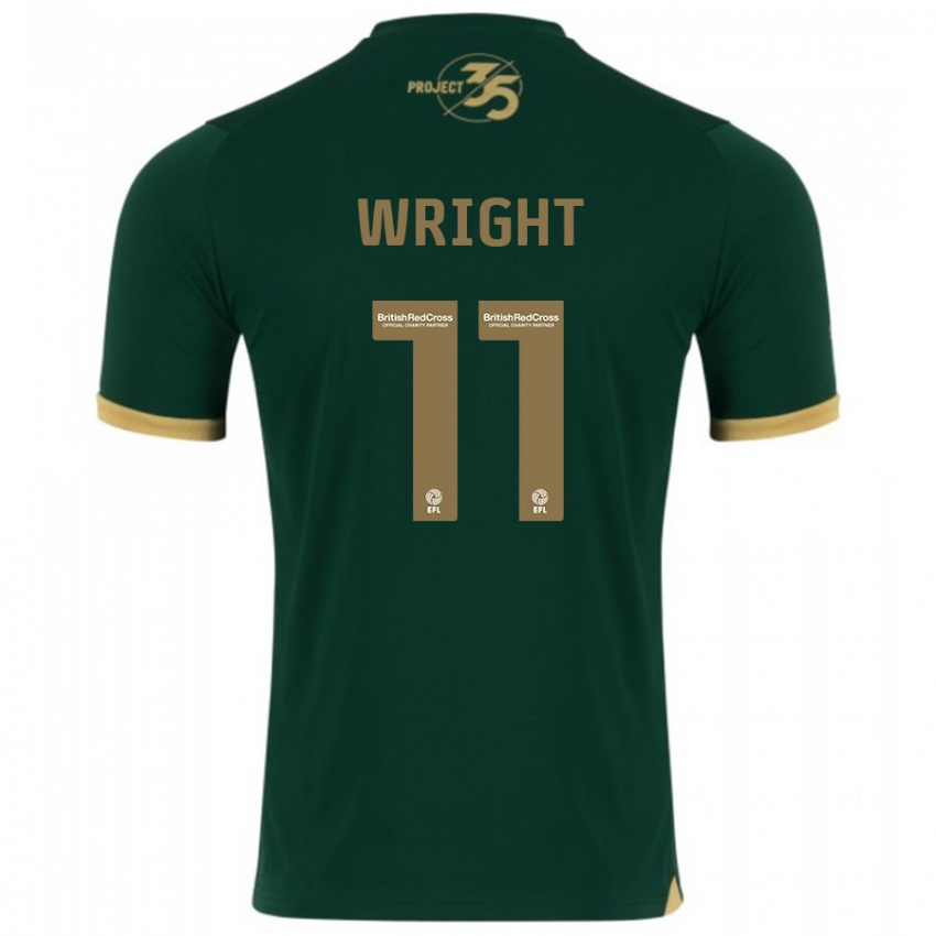 Niño Camiseta Callum Wright #11 Verde 1ª Equipación 2023/24 La Camisa Perú