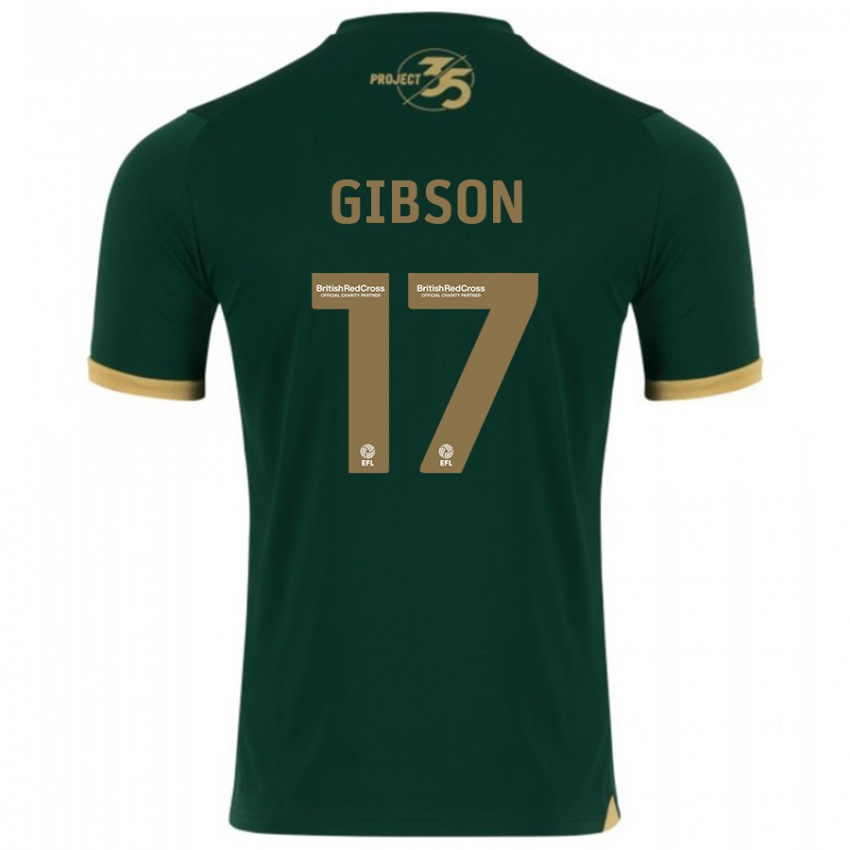 Niño Camiseta Lewis Gibson #17 Verde 1ª Equipación 2023/24 La Camisa Perú