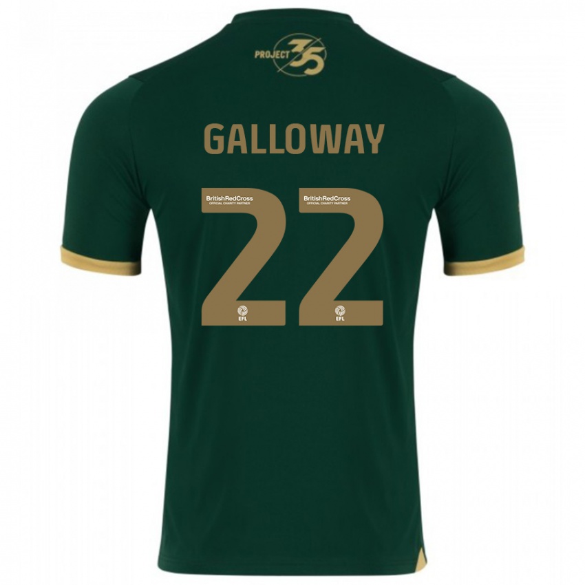 Niño Camiseta Brendan Galloway #22 Verde 1ª Equipación 2023/24 La Camisa Perú