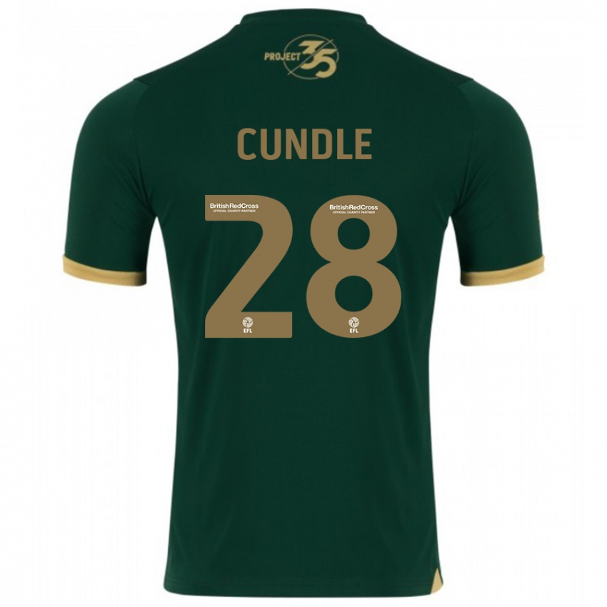 Niño Camiseta Luke Cundle #28 Verde 1ª Equipación 2023/24 La Camisa Perú