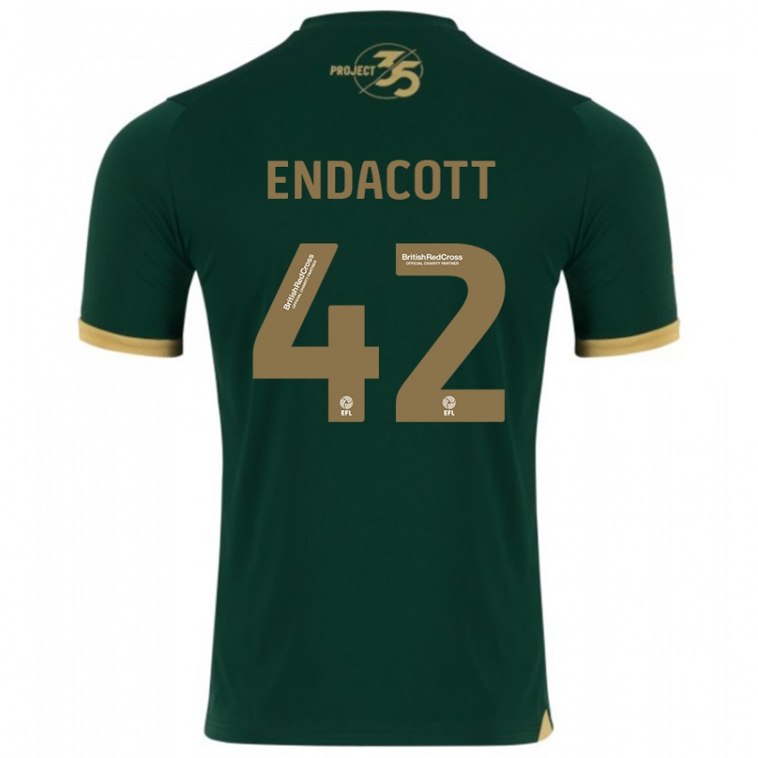 Niño Camiseta Jack Endacott #42 Verde 1ª Equipación 2023/24 La Camisa Perú