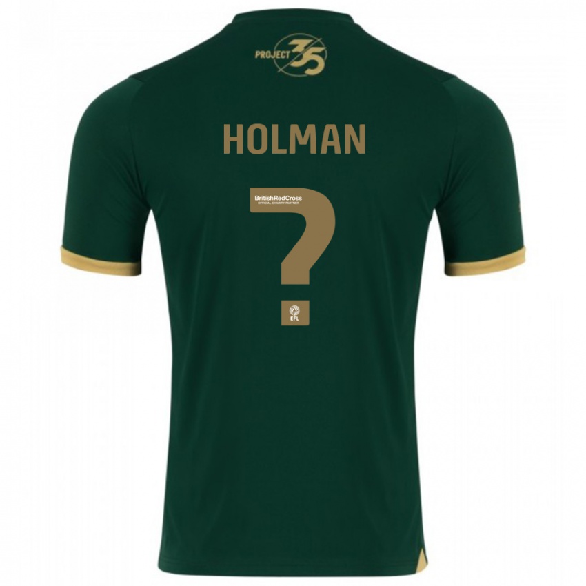 Niño Camiseta Daniel Holman #0 Verde 1ª Equipación 2023/24 La Camisa Perú