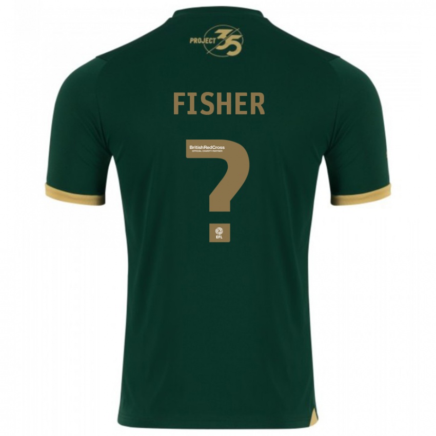 Niño Camiseta Cole Fisher #0 Verde 1ª Equipación 2023/24 La Camisa Perú