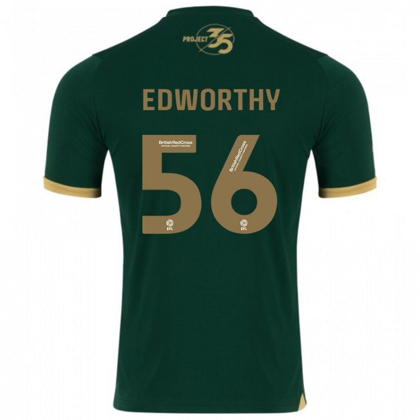 Niño Camiseta Kieran Edworthy #56 Verde 1ª Equipación 2023/24 La Camisa Perú