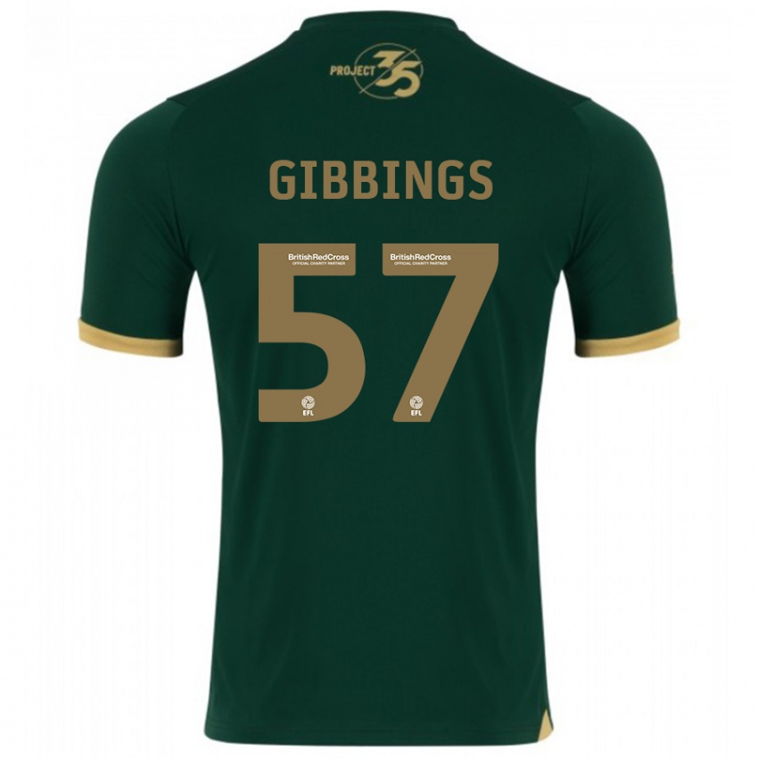 Niño Camiseta Cole Gibbings #57 Verde 1ª Equipación 2023/24 La Camisa Perú