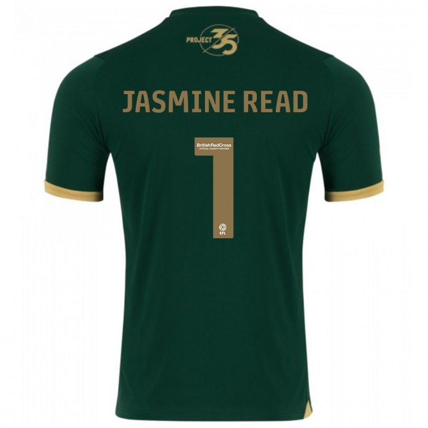 Niño Camiseta Jasmine Read #1 Verde 1ª Equipación 2023/24 La Camisa Perú