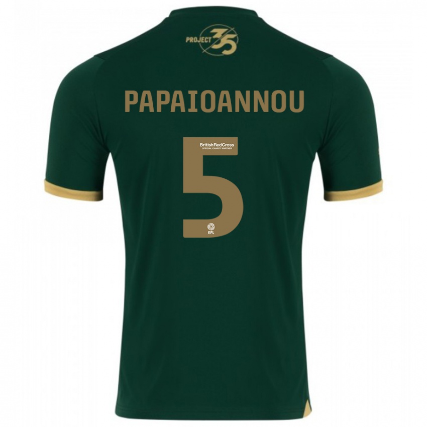 Niño Camiseta Panagiota Papaioannou #5 Verde 1ª Equipación 2023/24 La Camisa Perú