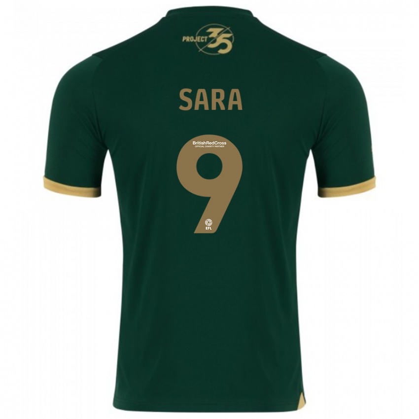 Niño Camiseta Ellie Sara #9 Verde 1ª Equipación 2023/24 La Camisa Perú