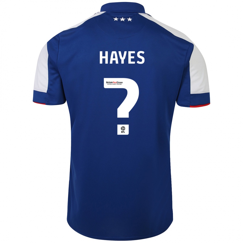 Niño Camiseta Nick Hayes #0 Azul 1ª Equipación 2023/24 La Camisa Perú