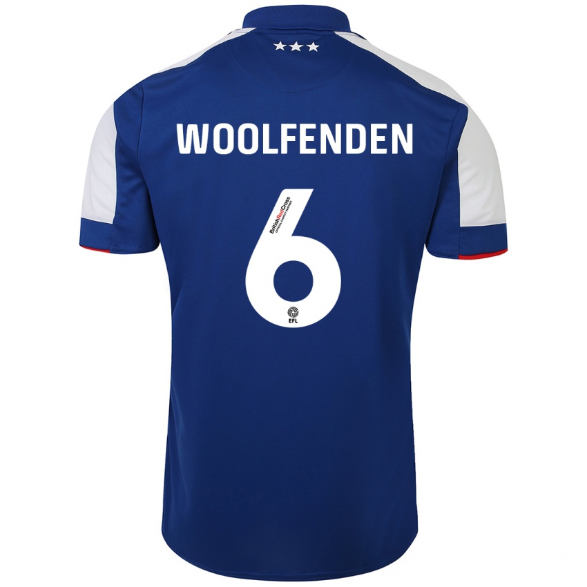 Niño Camiseta Luke Woolfenden #6 Azul 1ª Equipación 2023/24 La Camisa Perú